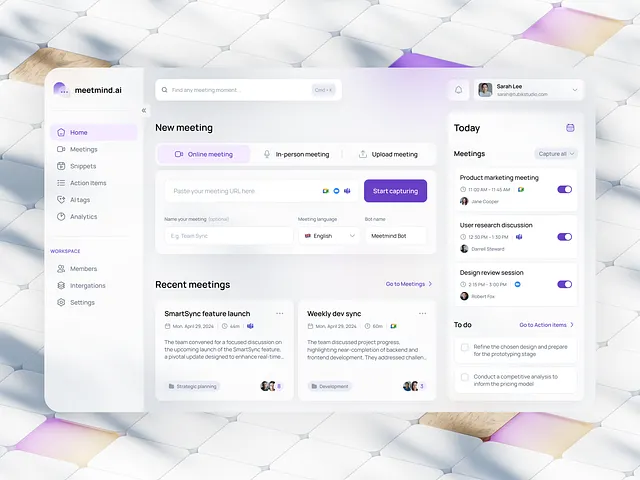 MeetMind.ai - Meeting Management